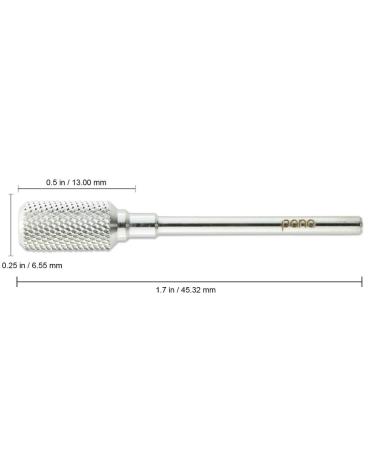 PANA Professional Large Dome Top Barrel Carbide Bit - 3/32 Shank Size (Medium Silver) - Buy Online on GoSupps.com
