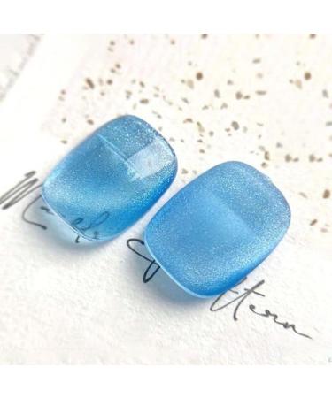 15ml Soda Bubble Style Shiny Blue Frosting Nail Phototherapy Semi Permanent Nail Lacquer Cat Eye Gel Gel Nail Polish| | - - (Color: 4)