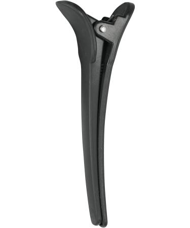 WANBY Hair Clips 12 Pieces Black Durable Large Biting Alligator Clip Set Professional Plastic Hair Clips for Easy Styling and Cutting (Black) - Buy Online on GoSupps.com