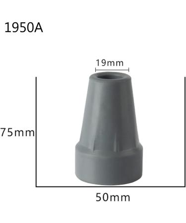 MCAORI Walking Stick Tip Pads End Rubber Caps Walking Cane Replaceable Tip Caps Hiking Stick Protectors Cover for Anti-Skid Tip - Buy Online on GoSupps.com