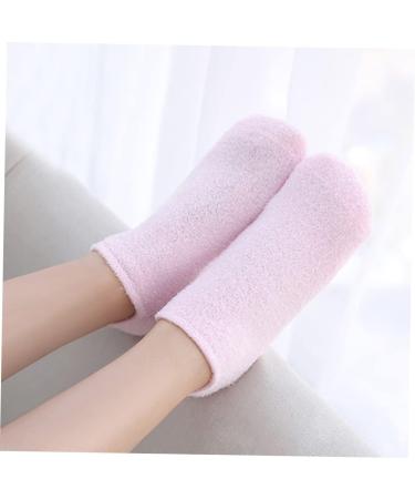 Ipetboom 1 Pair Elf Lip Balm Wicking Socks Sheer Socks Womens Socks Hosiery Pantumblas De Mujer Nail Charms Heel Feet Moisturizer Socks Moisturizing Foot Care Lotion Miss Spa Pink 22.5*8cm - Buy Online on GoSupps.com