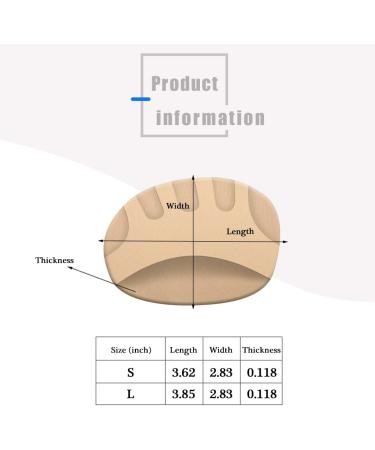 2 Pairs Honeycomb Gel Forefoot Pads - Soft Metatarsal Cushions for Men & Women | Relieve Foot Fatigue & Discomfort - Buy Online on GoSupps.com