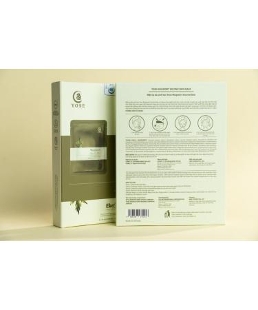 Yose Mugwort Mask Sheet - 5 Packs for Gentle Skin Healing Balancing & Anti-Aging with Mugwort Extract | Shop Now - Buy Online on GoSupps.com