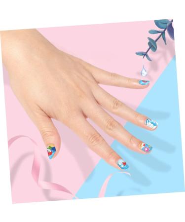 minkissy Kids Nail Kit 2 Sets Children's Nail Art Toys Kids Fake Nails Toddler Nail Polish Makeup Kit for Girls 10-12 Children s Toys Toddler Girl Make up Paper 3d Birthday Present - Buy Online on GoSupps.com