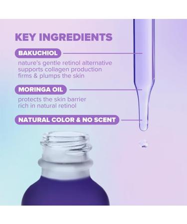 ClarityRx Better With Age Renewing Bakuchiol Face Serum for Anti-Aging Gentle Alternative Retinol Serum Plant Based Cruelty Free Paraben Free (1 fl oz) - Buy Online on GoSupps.com