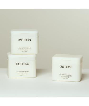 ONE THING Cica Peeling Toner Pad 6.34 Oz | Vegan Exfoliating & Hydrating Facial Pads for Sensitive Skin | Korean Skincare Pore & Blackhead Care - Buy Online on GoSupps.com