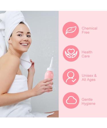 OFFO Perineal Bottle 17oz (500ml) - Postpartum Hygiene & Labor Delivery Essential - Set of 2 Pink Bottles - Buy Online on GoSupps.com
