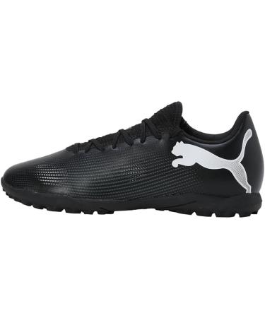 PUMA Men's Future 7 Play TT Soccer Shoe - Size 45 EU - Black & White - International Shipping Available - Buy Online on GoSupps.com