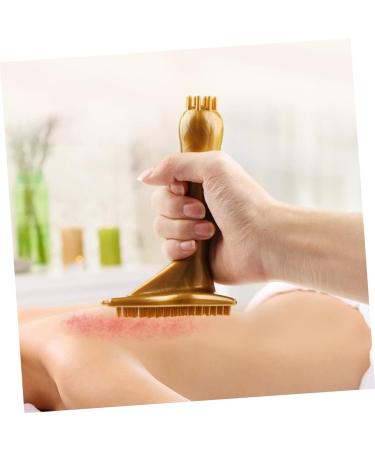 Buy Gleavi 2-in-1 Cellulite & Muscle Massage Brush | Magnetic Handwarmer | Effective Body & Neck Massage Accessory | 15x9cm - Buy Online on GoSupps.com