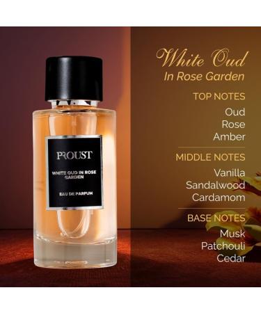 PROUST FRAGRANCES Premium White Oud in Rose Garden Perfume | For Men & Women (50 ml) | A Royal Scent for All Genders | Long Lasting Fragrance - Buy Online on GoSupps.com