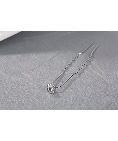 GBSTORE 12 Pcs Transparent Crystal Rhinestones Hair Pins - Elegant Hair Accessories for All Occasions - Buy Online on GoSupps.com