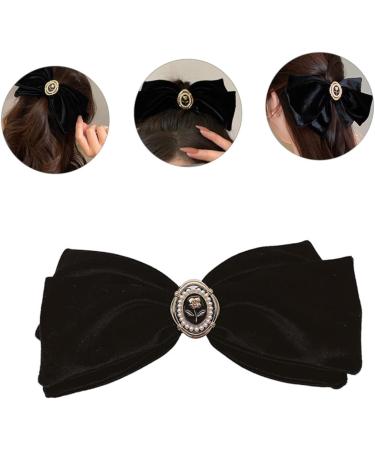 minkissy Bowknot Pearl Hair Pearl Hair Clips Bow Hair Flower Hair Clips for Women Hair Clips Bows Bow Barrettes Hair Bows for Women Hair Pearls Miss South Korea Girl Heart Alloy - Buy Online on GoSupps.com