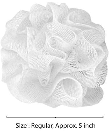 8 Pack Aquasentials Mesh Pouf Bath Sponge - Multi-Color Variety - Buy Online on GoSupps.com