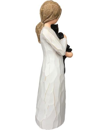 FRUMOASA Cat Memorial Gifts Cat Loss Sympathy Gift for Cat Mom Black Cat Bereavement Gifts Cat Death Gifts Angel Figurine for Cat Lovers in Memory of Passed Away Cat - Buy Online on GoSupps.com