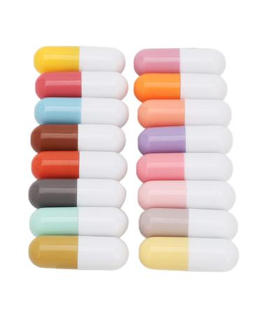 Shanrya Capsules Lipstick Set Portable Matte Mini Lipstick Set Convenient Moisturizer 16 Colors for Women for Outdoors