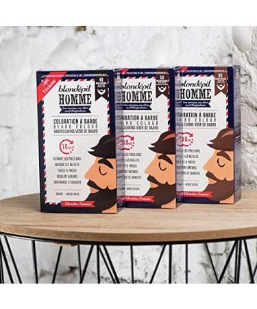 Blond pil Homme Beard Dye Set - Natural Brown for Beard & Moustache | 3-Piece International Shipping - Buy Online on GoSupps.com