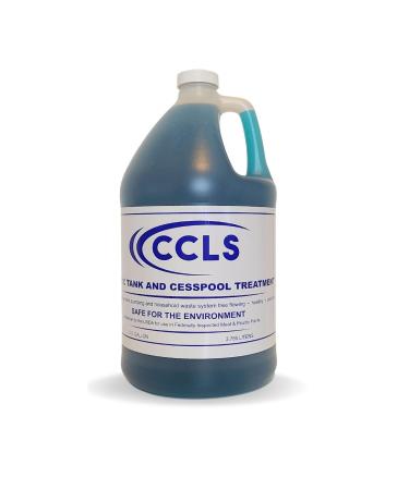 ccls Septic Tank and Cesspool Treatment Additive/Organic Enzyme Producing Bacteria/Non-toxic/Non-Hazardous/Non-Corrosive (1-Gallon)