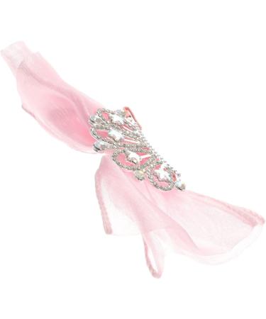 FRCOLOR Girl Hair Accessories bow pin bow clips bows for girls princess crown clip bows clips girl party crown cute birthday pink crown princess crown child Mesh rhinestones crown - Buy Online on GoSupps.com