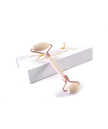 Oil Absorption Face Massager - Jade Roller for Puffy Eyes & Skin Care | Self Care Beauty Gift (Rose Gold) - Shop Internationally - Buy Online on GoSupps.com