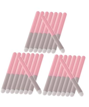 FOMIYES 24 pcs lip brush lipstick brush eye makeup brush buffing stippling brush concealer makeup brush blending brush for makeup lip smudge brush cosmetic brush travel mix sponge 11.8x1cmx3pcs As Shownx3pcs