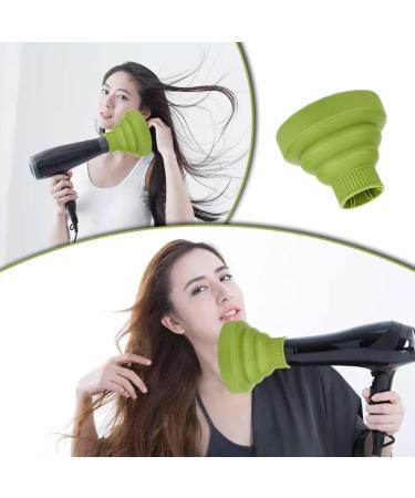 Silicone Collapsible Diffuser Hairdryer Attachment for Curly Hair Styling - Turquoise - Buy Online on GoSupps.com