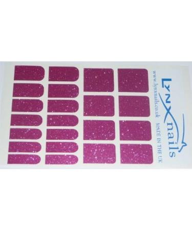 Chix Nails Glitter Sparkling Bubbly Pink Nail Wraps - Perfect for Fingers and Toes - Buy Online on GoSupps.com