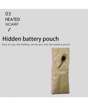 Cozy Heated Scarf - Plush USB Neck Warmer for Winter Comfort & Outdoor Leisure | International Shipping Available - Buy Online on GoSupps.com