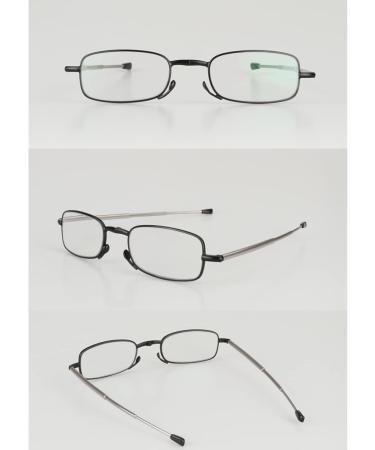 Edgun Foldable Photochrome Reading Glasses | Spring Hinge Sunglasses for Outdoor Driving - Black (+125) - Buy Online on GoSupps.com