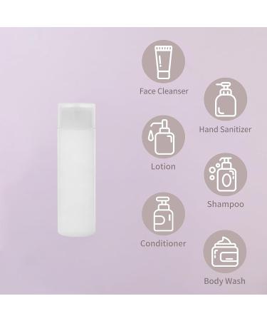 4 Pack 50ml Travel Bottles | Refillable Squeeze Bottles for Make-up Shampoo & Lotion | Transparent Plastic Travel Accessories - Buy Online on GoSupps.com