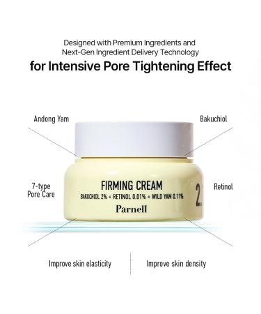 Parnell Bakuchiol Retinol Wild Yam Cream | Pore Care Moisturizer for Elasticity Support & Youthful Look | Dual Retinol K-Beauty (1.69 fl oz) - Buy Online on GoSupps.com