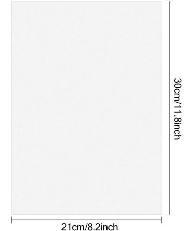 50 Sheets Carbon Paper Graphite Paper White Carbon Transfer (8.5 x 11.5 inch) Tracing Papers with 5 PCS Embossing Styluses Dotting Tools for Wood Paper Canvas Craft White-50 - Buy Online on GoSupps.com