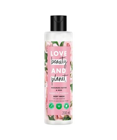 Murumuru Butter & Rose Moisturising Body Wash I Liquid Shower Gel I Sulfate Free Paraben Free 200 ml
