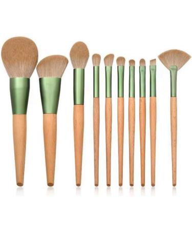 Durratou Makeup Brush Set 10 Pieces Makeup Brush Bag Super Soft Blusher Powder Brush Eyeshadow Brush Highlighter - Buy Online on GoSupps.com