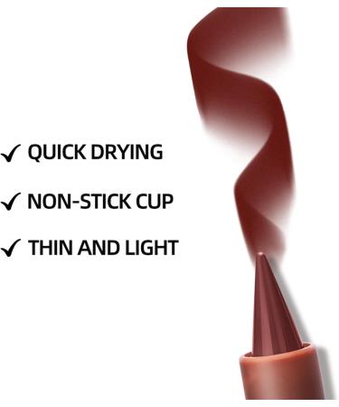 Lip Liner Pencil | Transfer-Resistant and Waterproof Matte Lip Liner with Fixative Ideal for Business Trips Social Gatherings Everyday Outings and Teenagers - Buy Online on GoSupps.com