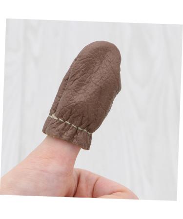 Shop Healeved 5 Pairs Leather Thimbles - Durable Cowhide & Elastic Wool Felt - International Shipping Available - Buy Online on GoSupps.com