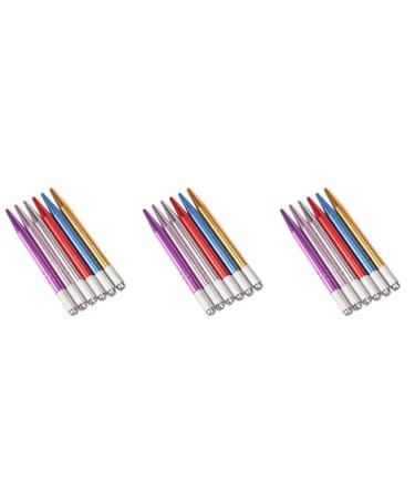 FOMIYES Dimension 18 Pcs Eyebrow Pen Microblading Embroidered Eyebrow Pencil Embroidery Pen Metal Lip Liner Marker