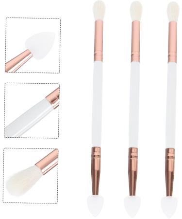 FOMIYES 18 Pcs Eye Shadow Brush Eyeshadow Double Ended Makeup Brush Girl Makeup Tool Silicone Head Travel - Buy Online on GoSupps.com