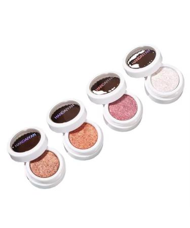 R.Y.M Shimmer Eyeshadow Palette Single Shimmer Eyeshadow Powder Cream Gold Eyeshadow Highly Pigmented Long Lasting Waterproof Eye Shadow Palette Makeup for Women (11#)