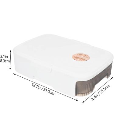 Alipis Box Refrigerator Egg Carton Egg Holder for Fridge Pantry Organizer Fridge Shelf Holder With Cover - Buy Online on GoSupps.com