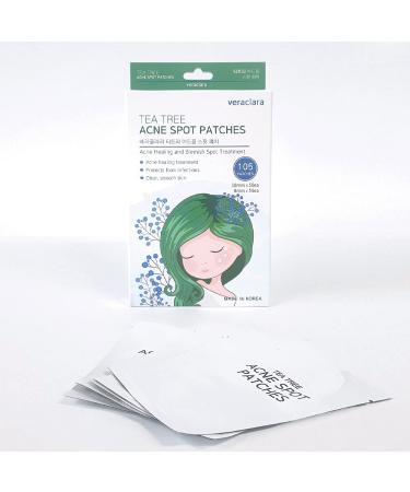 Buy Tea Tree Acne Spot Patches - Salicylic Acid Treatment for Blemishes | 105 Count | Fast International Shipping - Buy Online on GoSupps.com