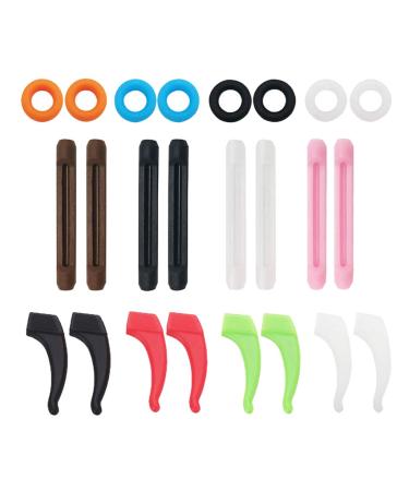 Silicone Eyeglass Temples Ear Hooks Eyeglass Holders 12 Pairs