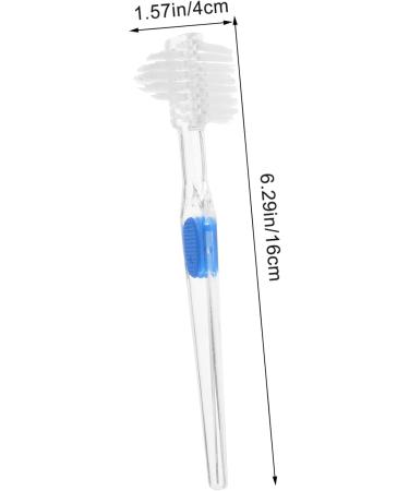 FRCOLOR 15-Pack Double-Sided Soft Toothbrush for Dentures & False Teeth - Prothesis Cleaning Brush - Buy Online on GoSupps.com