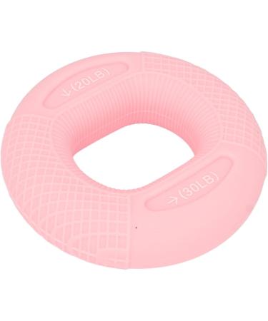Hand Grip Strengthener Ring - Pink Silicone Stress Relief - Improve Finger Strength & Grip | International Shipping Available - Buy Online on GoSupps.com