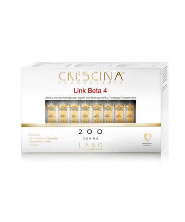 Labo Crescina Transdermic Link Beta 4 200 Women 40 Ampoules New 2018