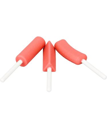 Portable Orthodontic Pacifiers with Flexible Leveling Shell - Professional Silicone Packaging 6 Pack - Tasty Red Strawberry Flavor - Buy Online on GoSupps.com