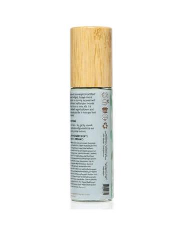 Elina Organics Emerald Eye Elixir 2oz: Organic Anti-Aging Eye Cream for Dark Circles & Wrinkles - Collagen Boosting Moisturizer with Gemstone Infusion - Buy Online on GoSupps.com