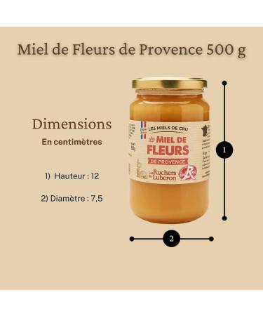 Les Ruchers du Luberon Flower Honey of Provence IGP/Red Label 500g - Buy Online on GoSupps.com