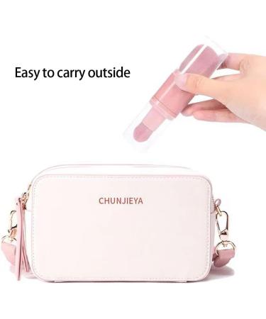 Foundation Makeup Brush Double-ended Makeup Brush Mixing Liquid Powder Concealer Makeup Blush Brush (Pink) - Buy Online on GoSupps.com