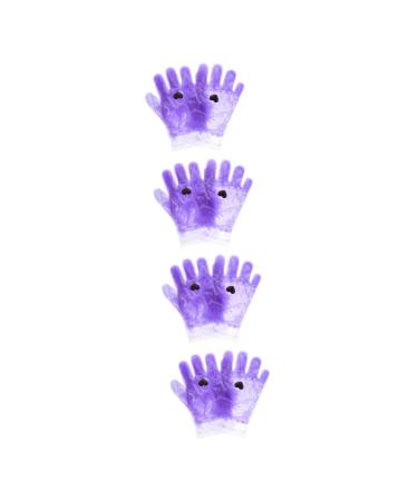 FRCOLOR 4 Pairs Hand Wax Set Foot Wax Set Paraffin Hand Cover Paraffin Bags Spa Wax Cover Paraffin Wax Skin Cover Heated Gloves Sheer Gloves Grooming Glove Wax Bags Moisturizing Color Card