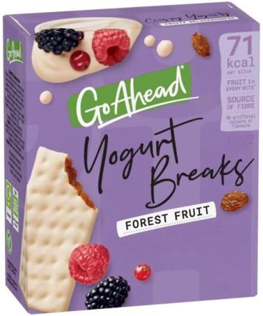 Biscuit Bundle Containing Go Ahead Yoghurt Breaks Forest Fruit 4x35.5g and Yoghurt Breaks Strawberry 4x35.5g (2 Pack) - Buy Online on GoSupps.com